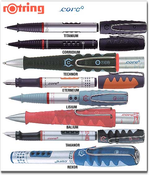 Ручки бренда Rotring